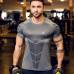 2018 Summer New mens gyms T shirt Crossfit Fitness Bodybuilding Fashion Male Short cotton clothing Brand Tee Tops