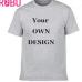 2018 Your OWN Design Brand Logo/Picture White Custom Men and women t-shirt Plus Size T Shirt Men Clothing