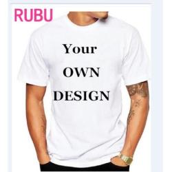 2018 Your OWN Design Brand Logo/Picture White Custom Men and women t-shirt Plus Size T Shirt Men Clothing