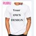 2018 Your OWN Design Brand Logo/Picture White Custom Men and women t-shirt Plus Size T Shirt Men Clothing