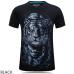 2018 summer Men's brand clothing O-Neck short sleeve animal T-shirt monkey/lion 3D Digital Printed T shirt Homme large size 5xl