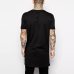 2019 Brand New Clothing Mens Black Mens Long T shirt Tops Hip Hop Man T-shirt Short Sleeve Casual Men Tee shirts For Male