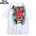 2019 Hip Hop T Shirt Men Snake Ghost T-shirt Harajuku Streetwear Tshirt Cotton Short Sleeve Summer Tops Tee HipHop Back Printed