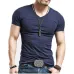 2019 MRMT Brand Clothing 10 colors V neck Men's T Shirt Men Fashion Tshirts Fitness Casual For Male T-shirt S-5XL Free Shipping