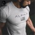 2019 New Brand Clothing Gyms Tight Cotton T-shirt Mens Fitness T-shirt Homme Gyms T Shirt Men Fitness Crossfit Summer Tees Tops