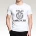 2019 Summer Tshirt Men Valar Morghulis All Men Must Die Valyrian Game of Thrones T Shirts Casual 100% Cotton Men's Tops Tees