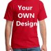 2019 Your like Photo or Logo  Your OWN Design Bran EU Size 100% Cotton Custom T Shirt