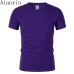 AIANXIN 2018 summer New High quality men T shirt casual short sleeve o-neck 100% cotton t-shirt men brand white black tee shirt