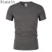 AIANXIN 2018 summer New High quality men T shirt casual short sleeve o-neck 100% cotton t-shirt men brand white black tee shirt