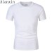 AIANXIN 2018 summer New High quality men T shirt casual short sleeve o-neck 100% cotton t-shirt men brand white black tee shirt