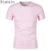 AIANXIN 2018 summer New High quality men T shirt casual short sleeve o-neck 100% cotton t-shirt men brand white black tee shirt