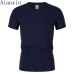 AIANXIN 2018 summer New High quality men T shirt casual short sleeve o-neck 100% cotton t-shirt men brand white black tee shirt