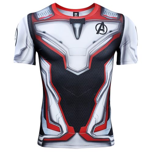 Avengers 4 Endgame Quantum War 3D Printed T shirts Men Compression Shirt Iron man Cosplay Costume Long Sleeve Tops For Male