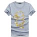 BINYUXD Discount 2017 new fashion summer t shirt men o-neck cotton comfortable t-shirt Casual tshirt homme Short sleeve Printing