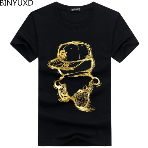 BINYUXD Discount 2017 new fashion summer t shirt men o-neck cotton comfortable t-shirt Casual tshirt homme Short sleeve Printing