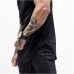 Brand Mens muscle T shirt bodybuilding fitness men tops cotton singlets Plus Big size TShirt Cotton Mesh Short Sleeve Tshirt