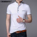 COODRONY Mandarin Collar Short Sleeve Tee Shirt Men 2019 Spring Summer New Top Men Brand Clothing Slim Fit Cotton T-Shirts S7645