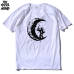 COOLMIND 100% cotton casual short sleeve moon theam men T shirt o-neck  knitted comfortable fabric street style men t-shirt