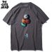 COOLMIND MO0117A 100% cotton short sleeve casual loose o-neck men T-shirt casual summer cool T shirt loose tshirt tee shirts