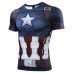 Captain American 3D Printed T shirts Men Avengers 4 Endgame Quantum War Compression Shirt Iron man Cosplay Costume Tops For Male