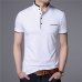 FuyBill Mandarin Collar Short Sleeve Tee Shirt Men 2018 Spring Summer New Style Top Men Brand Clothing Slim Fit Cotton T-Shirts