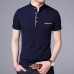 FuyBill Mandarin Collar Short Sleeve Tee Shirt Men 2018 Spring Summer New Style Top Men Brand Clothing Slim Fit Cotton T-Shirts