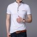 FuyBill Mandarin Collar Short Sleeve Tee Shirt Men 2018 Spring Summer New Style Top Men Brand Clothing Slim Fit Cotton T-Shirts