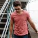 GustOmerD Brand T shirt Men's V-neck Slim Fit Pure Cotton T-shirt Fashion Short Sleeve T shirt Men's Tops Casual Tshirt M-XXL