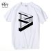 HanHent Funny T shirts Men Summer Fashion Moon Print Tshirt Casual Short Sleeve O-neck T-shirt Cotton Top Tees Dropshipping 2018