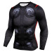 Hot Sale Fitness MMA Compression Shirt Men Anime Bodybuilding Long Sleeve Crossfit 3D Superman Punisher T Shirt Tops Tees