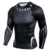 Hot Sale Fitness MMA Compression Shirt Men Anime Bodybuilding Long Sleeve Crossfit 3D Superman Punisher T Shirt Tops Tees