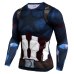 Hot Sale Fitness MMA Compression Shirt Men Anime Bodybuilding Long Sleeve Crossfit 3D Superman Punisher T Shirt Tops Tees