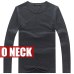 Hot Sale New spring high-elastic cotton t-shirts men's long sleeve v neck tight t shirt free CHINA POST shipping Asia S-XXXXXL