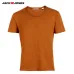 JackJones Men's Cotton T-shirt Solid Colors t shirt Top Fashion tshirt More Colors 3XL 2019 Brand New Shirt Menswear 2181T4517