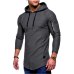 Men's Bamboo Fiber T Shirt Men's Spring  Summer T-Shirt Top Men's Long Sleeve Cotton T-Shirt Bodybuilding Folding T-Shirt Men