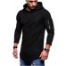 Men's Bamboo Fiber T Shirt Men's Spring  Summer T-Shirt Top Men's Long Sleeve Cotton T-Shirt Bodybuilding Folding T-Shirt Men