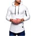 Men's Bamboo Fiber T Shirt Men's Spring  Summer T-Shirt Top Men's Long Sleeve Cotton T-Shirt Bodybuilding Folding T-Shirt Men