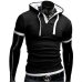 Men's T Shirt 2019 Summer Slim Fitness Hooded Short-Sleeved Tees Male Camisa Masculina Sportswer T-Shirt Slim Tshirt Homme 5XL