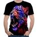 Men's T-Shirts 3D Printed Animal Monkey tshirt Short Sleeve Funny Design Casual Tops Tees Male Halloween t shirt European Size