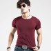 Men's Tops Tees 2019 summer new cotton v neck short sleeve t shirt men fashion trends fitness tshirt free shipping LT39 size 5XL