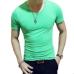 Men's Tops Tees 2019 summer new cotton v neck short sleeve t shirt men fashion trends fitness tshirt free shipping LT39 size 5XL