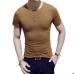 Men's Tops Tees 2019 summer new cotton v neck short sleeve t shirt men fashion trends fitness tshirt free shipping LT39 size 5XL