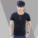 Men's Tops Tees 2019 summer new cotton v neck short sleeve t shirt men fashion trends fitness tshirt free shipping LT39 size 5XL