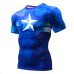 New 2018 Short Sleeve Spot Men's Civil War Compression T-shirt Marvel Avengers MMA Clothing Comics Super Men's T-Shirt Tops