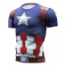 New 2018 Short Sleeve Spot Men's Civil War Compression T-shirt Marvel Avengers MMA Clothing Comics Super Men's T-Shirt Tops