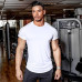 New Men Compression T-shirt Jogger Sporting Skinny Tee Shirt Male Gyms Fitness Bodybuilding Workout Black Tops Crossfit Clothing