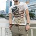 New Mens Summer Tops Tees Short Sleeve t shirt Man Men's T-shirt men's brand fashion round neck T shirt men B97