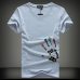 New Mens T Shirts Fashion Summer O-Neck Slim Fit Short Sleeve T Shirt Men Mercerized Cotton Brand-Clothing Casual Men T-Shirt