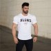 New men cotton Short sleeve t shirt Fitness bodybuilding shirts Crossfitsmale Brand tee tops Fashion gyms t-shirt mens costume