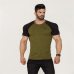 New men cotton Short sleeve t shirt Fitness bodybuilding shirts Crossfitsmale Brand tee tops Fashion gyms t-shirt mens costume